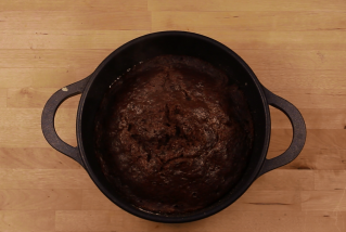 Pastís de xocolata i taronja