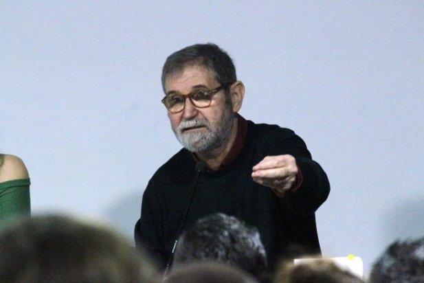 L'escriptor i periodista Ramon Solsona, dijous passat, a la Sala d'Actes d'El Mirador_617x412