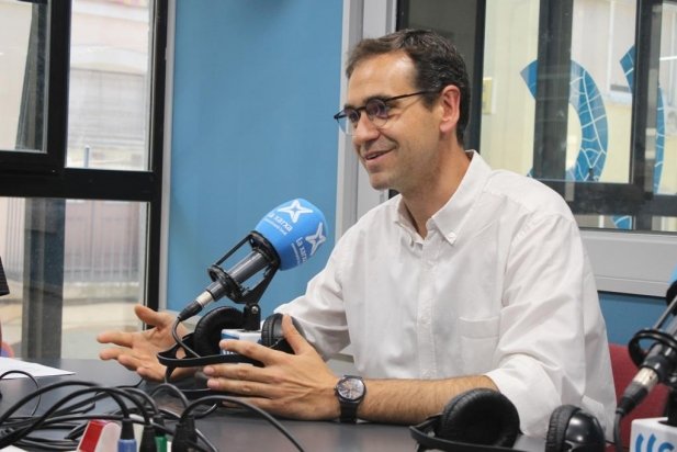 Ignasi Giménez, a l'entrevista dilluns passat a Ràdio Castellar. || c.DOMENE_617x412