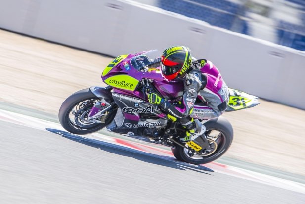 Carmelo Morales s'ha recuperat de la forta caiguda a la Q1._617x412