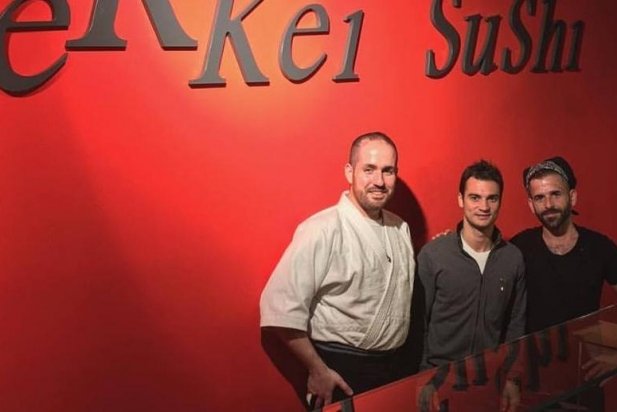 Dani Pedrosa al Sekkei Sushi_617x412