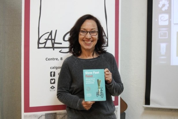 Josefina Llargués, a la presentació del llibre a Cal Gorina_617x412