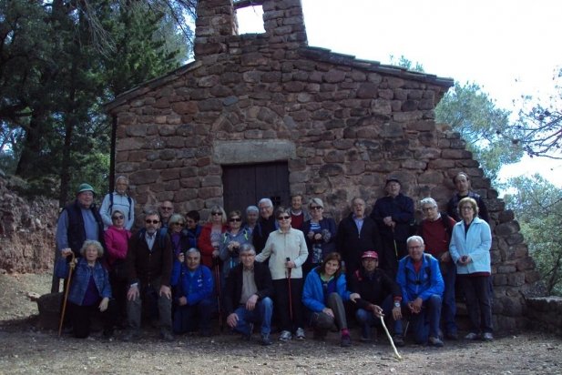 Els participants a la sortida de Sant Jaume de Vallverd_617x412