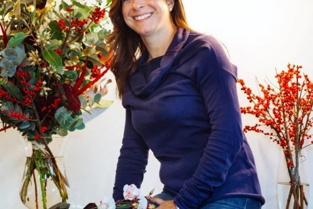 Lídia Vidal, propietària de la floristeria Vidal_617x412