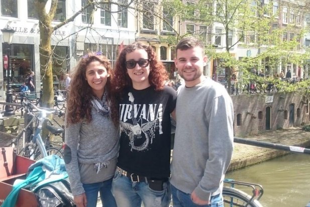 La Carla, la Laia i el Bernat a Amsterdam_617x412