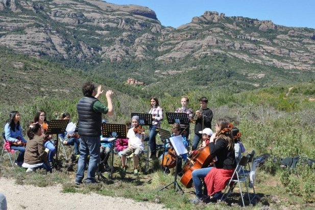 Els músics d'Artcàdia, durant el concert a la Vall d'Horta_617x412