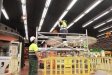 Feines de manteniment al Mercat municipal en una imatge d'arxiu