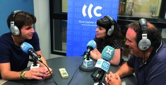 Guillem Plans, Rocío Gómez i Jordi Rius, són l'equip de Connectats a Ràdio Castellar