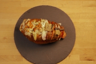 Moniato estil Hasselback