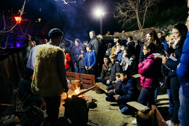 Escena del Pessebre Vivent de Sant Feliu del Racó. || Q. PASCUAL