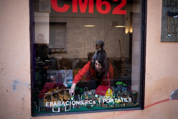 Els comerços han participat a la celebració de carnestoltes 