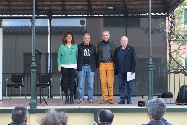 D'esquerra a dreta, Clara Soley, Josep M. Roviralta, Carles Martínez i Anton Carbonell. ||  M. ANTÚNEZ