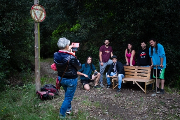 Enrica Volpi va immortalitzar també el gest de l'Assemblea Llibertària. Q. Pascual