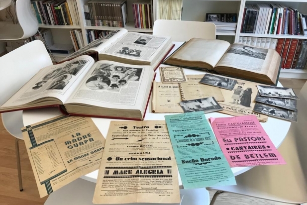 Alguns dels documents que es van exposar en el Dia Internacional dels Arxius. || S. SÁIZ