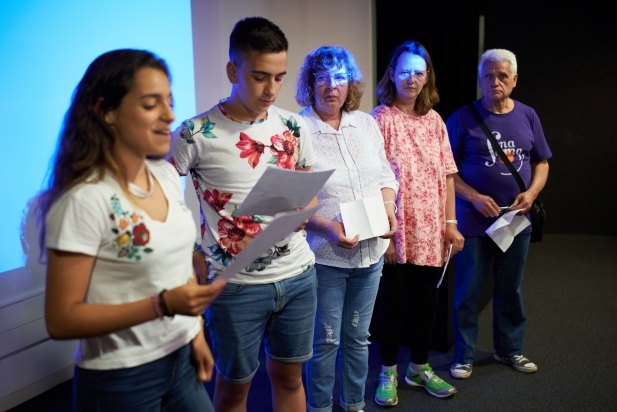 La cloenda va comptar també amb representants de Suport Castellar. Q. Pascual