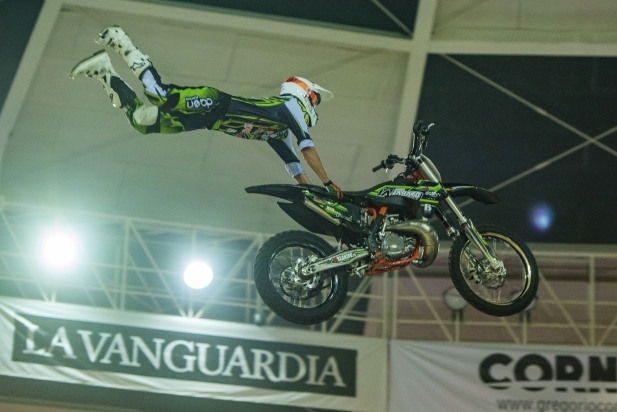 'Jabato' volant al Tarraco Arena de Tarragona.