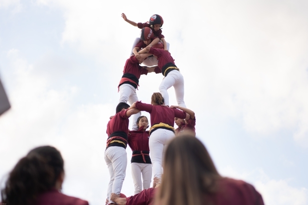 Culminació amb èxit d'un dels castells dels Capgirats. Foto: Q. Pascual