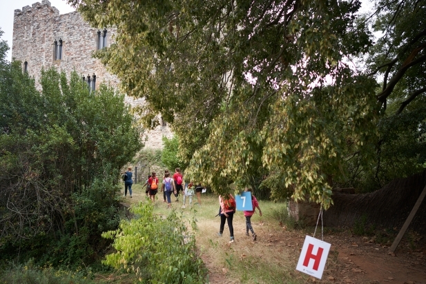 Arribant al punt de control i zona de jocs del Castell de Clasquerí. || Q. PASCUAL