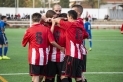 Els jugadors de la UE Castellar celebren un gole en un dels partits d’aquesta temporada.