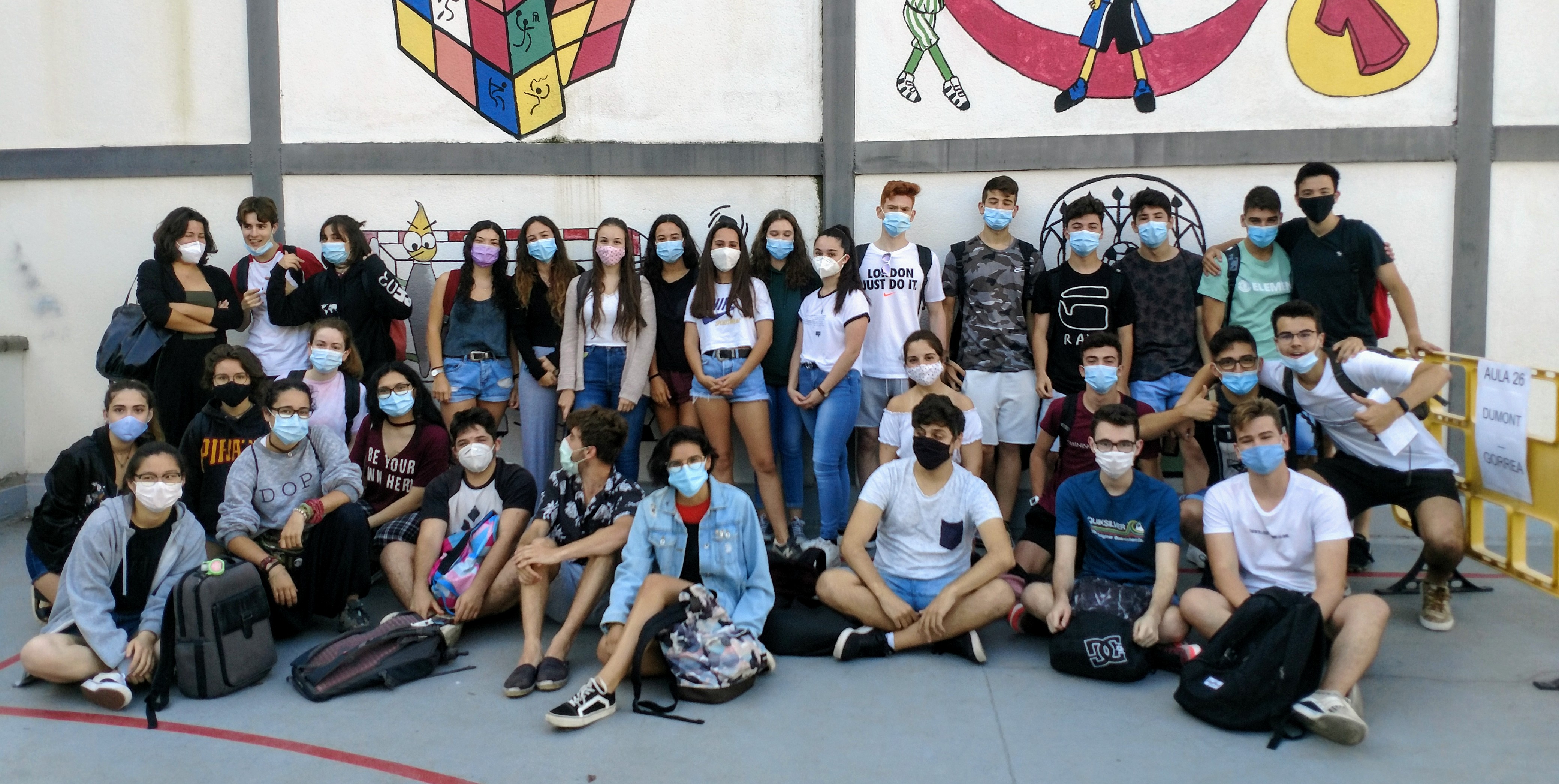 Els alumnes del Puig de la Creu a l'escola Sagrada Família