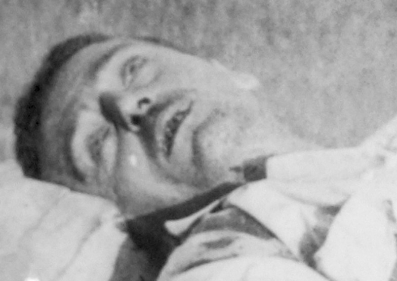 Fotografia que figura a l’acta de defunció del registre civil i que data del 5 de juliol de 1949