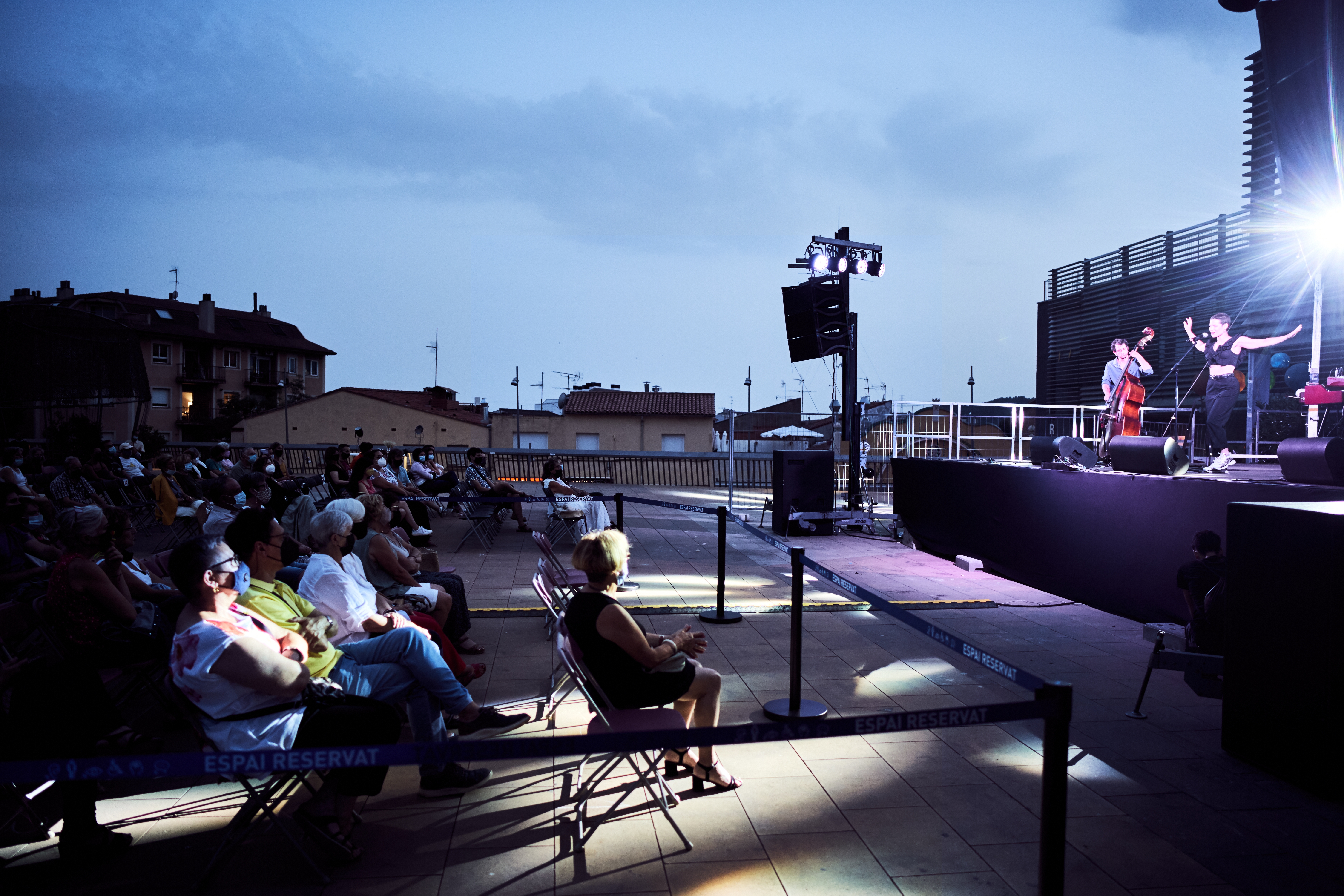 Moment del concert de Clara Gispert al FemFestival. || Q. PASCUAL