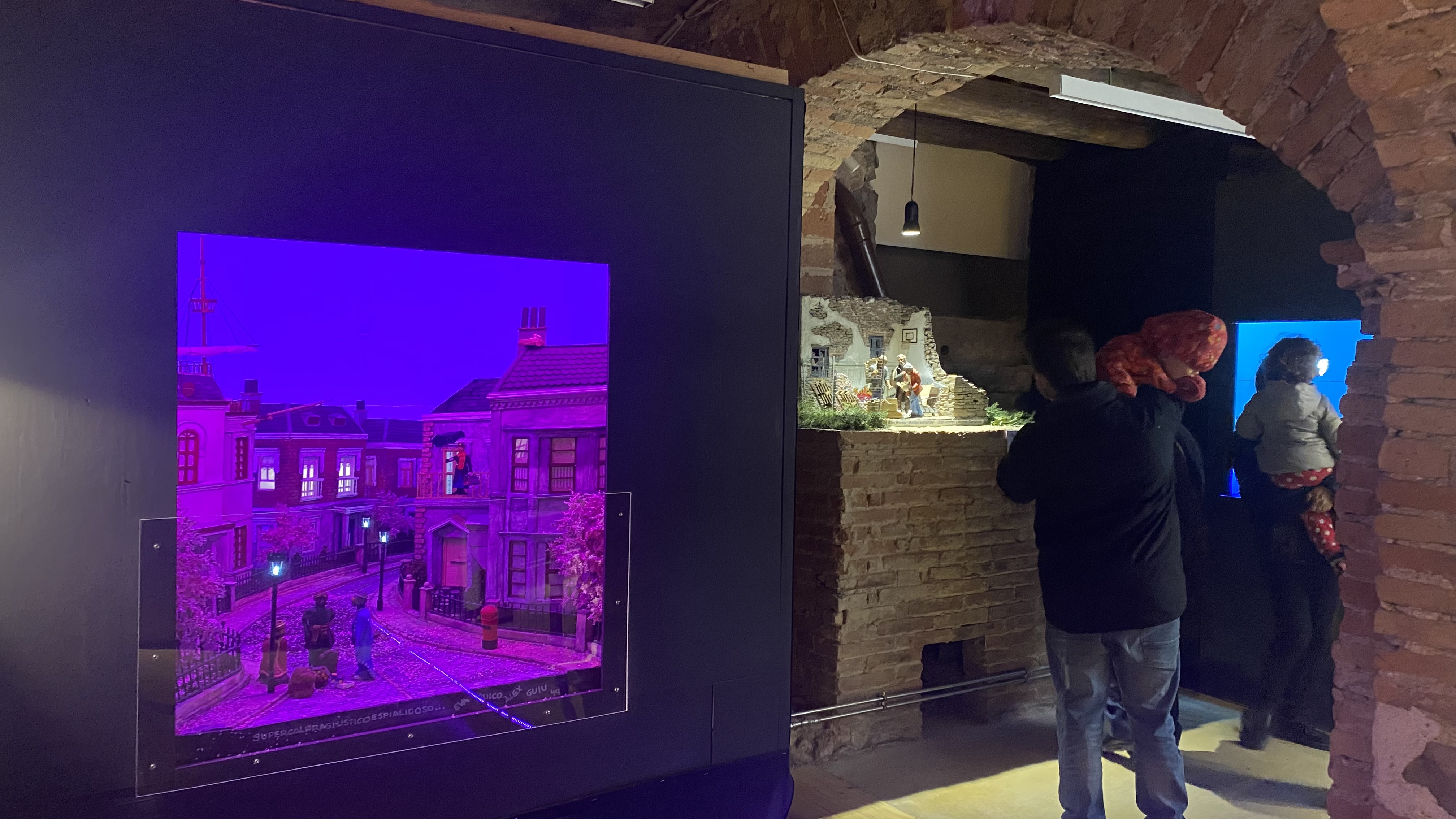 Pessebre de Carme Guiu i Eva Lleixà exposat al Grup Pessebrista de Sant Llorenç. ||CEDIDA