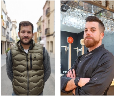 Els restauradors Marc Gorriz i Kevin Física