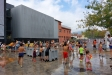 Durant la Festa Major les temperatures van ser elevades i convidaven a participar en la Baralla d’Aigua. || AJUNTAMENT