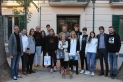 Foto de família del reconeixement municipal a les jugadores i jugador de pàdel castellarenc que han assolit èxit darrerament || J. Melgarejo