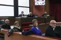 La imatge dels encausats en el nou judici, a la dreta, Corominas