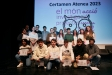 Els alumnes dels instituts Castellar i Puig de la Creu amb els tutors, l’alcalde  i el regidor d’Educació dimecres a l’Auditori