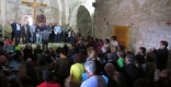 El Cor de Cavallers de Castellar en la Trobada de la Primavera de 2014, a la capella del Puig de la Creu - CEDIDA