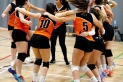 L’equip femení de vòlei ha lligat la permanència per a una temporada més. || Marc Casals