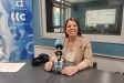 Alicia García, candidata del PP, a l’entrevista a Ràdio Castellar durant la darrera campanya electoral de les Municipals / C. D.
