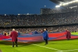 El castellarenc Joan Creus participant a l'acte de comiat de l'Spotify Camp Nou