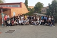 L'alumnat de l'Institut Castellar, a l'Autònoma, abans d'iniciar el primer dia de Selectivitat / Cedida