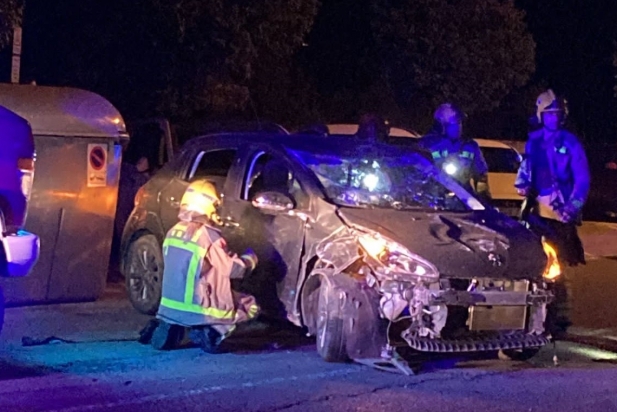 Bombers, SEM i Policia es van traslladar al lloc dels fets / Cedida
