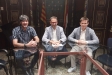 Joan Creus, Ignasi Giménez i Oriol Martori s'han reunit a l'Ajuntament per donar a conèixer les millores de la línia C1 / C. D.