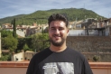 Xavi Martín Gemar, barber i guanyador del segon concurs de menjar hamburgueses del Bruna Burger