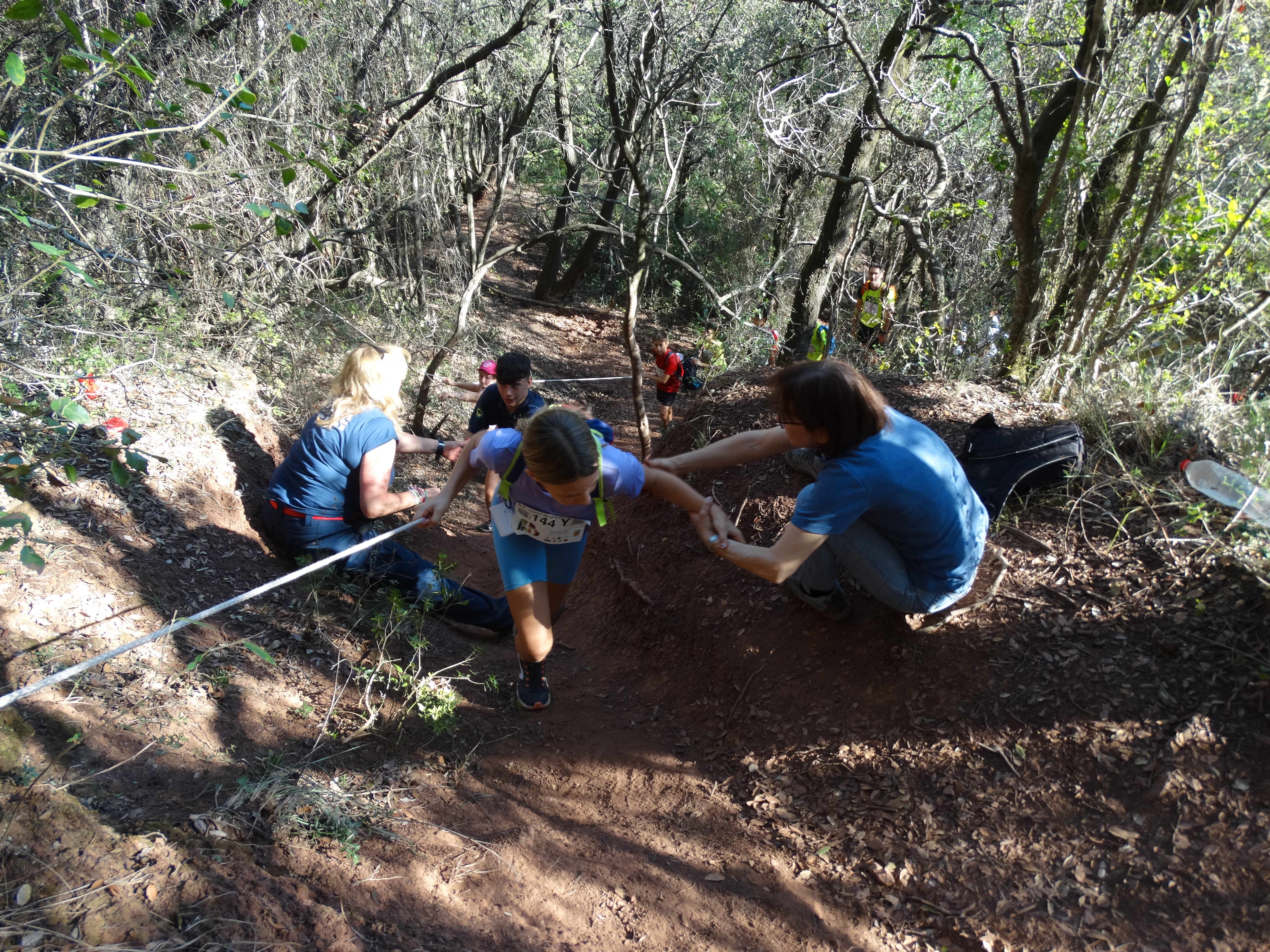 Zona d'aventura de la 62a Marxa Infantil de Regularitat. || M. A.