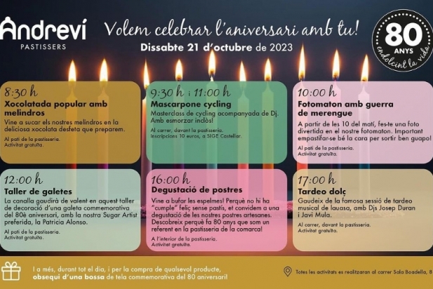 Actes 80 aniversari Andreví