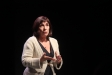 Pepa Lavilla durant la representació a la Sala de Petit Format de l'Ateneu | J. Clapés