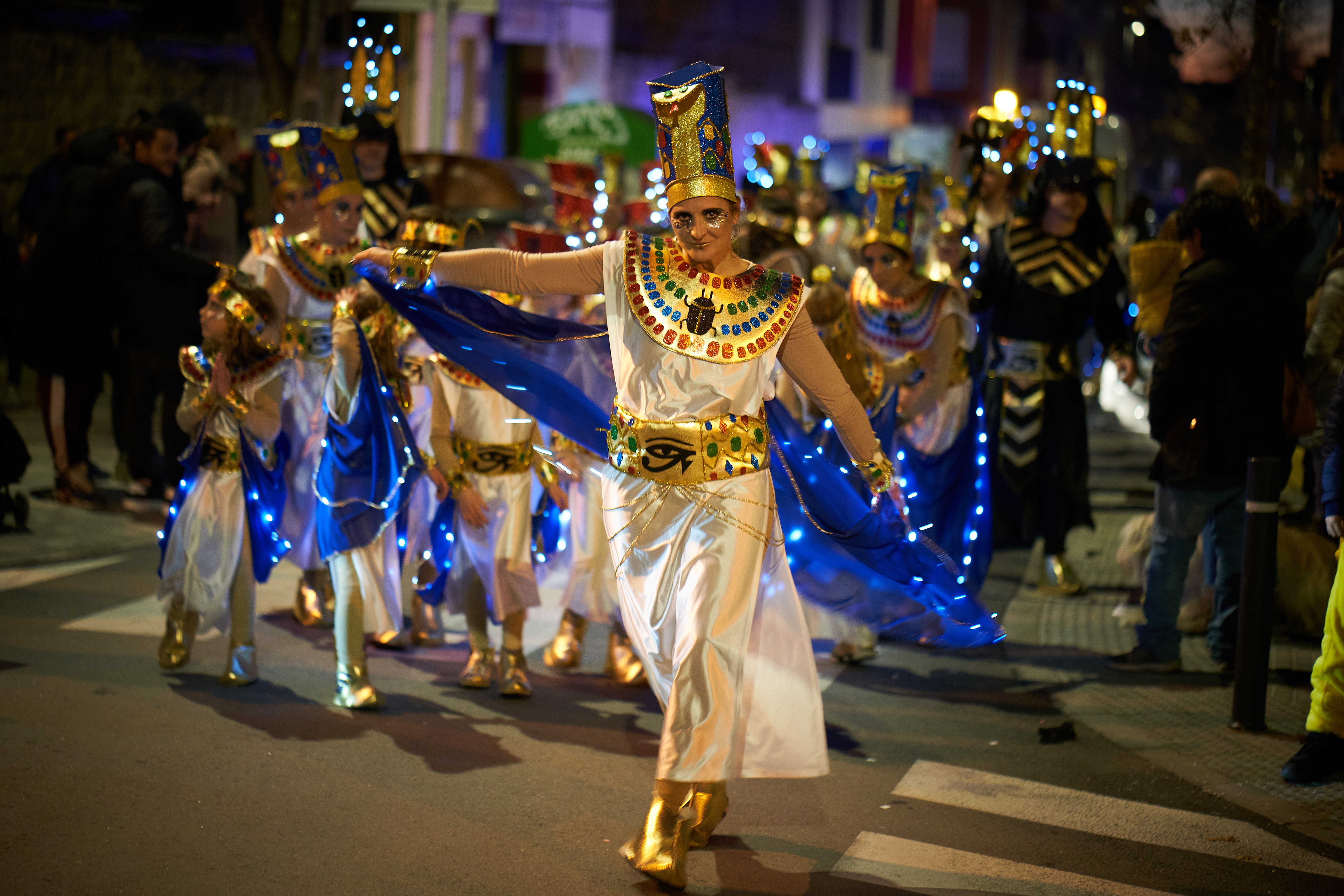 'Antic Egipte al Joan Blanquer' a la Rua de Carnaval 2024. ||Q. P.