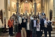 El grup de feligresos que va rebre la confirmació a la missa oficiada pel Bisbe de Terrassa