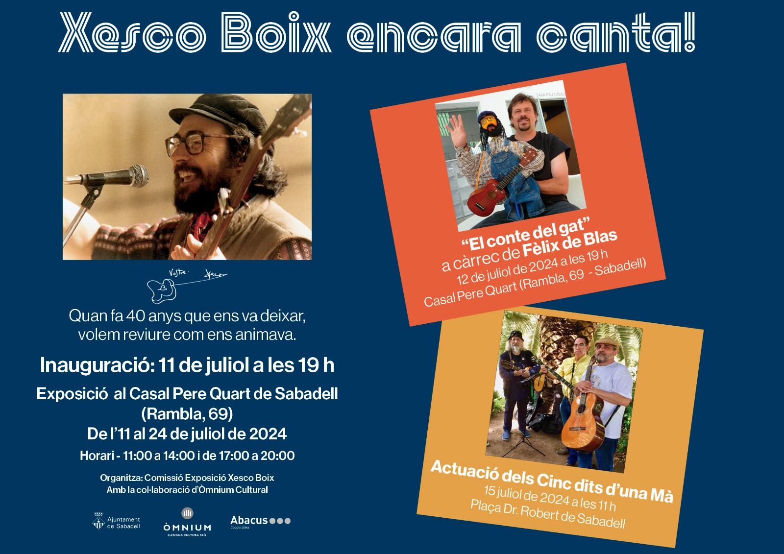 Cartell elaborat per tres castelalrencs: Xavi Arderius, Gerard Arderius i Guillem Arderius. || CEDID