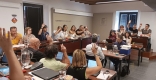 Una votació de la sessió plenària del dimarts passat que va comptar amb 23 punts en l’ordre del dia . || J.G.