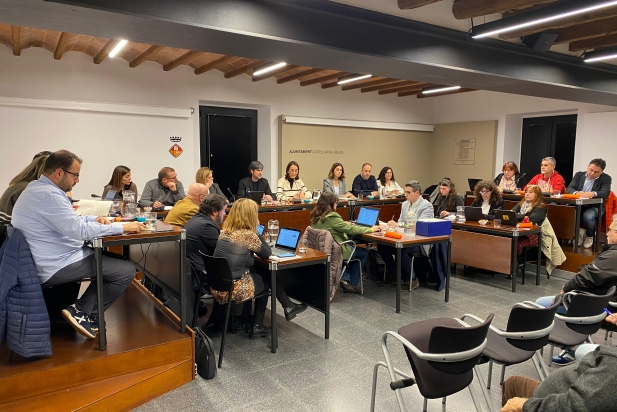 Imatge general del ple de desembre de dimarts passat ||R. Gómez