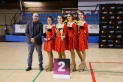 El pòdium de les patinadores castellarenques