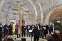 Imatge dels Cants de la Passió a la 22a Trobada de Primavera al Puig de la Creu, Divendres Sant.|| Cedida